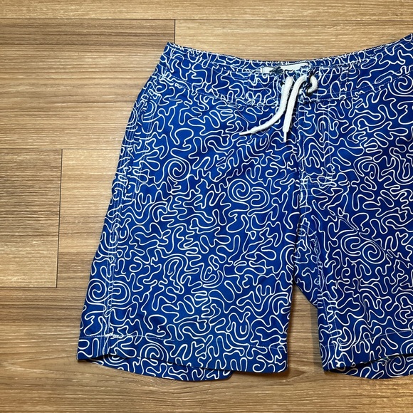 Trunks Surf & Swim Co. Boys Blue Swimsuit Size 6 - Picture 3 of 8